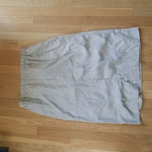 Flax linen skirt size large